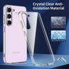 Coque Silicone - BOOLING - pour Samsung Galaxy S24 Plus - Ultra transparent - Protection chocs - 2 Verres Trempés