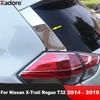 For Nissan X-Trail X Trail Rogue T32 2014-2017 2018  Chrome Car Rear Window Cover Trim Side Wing Spoiler Trims Accessories