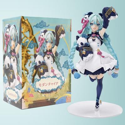18CM Φιγούρα Anime Hatsune Miku Εθνικό Στυλ Μόδα Πάντα ΜΟΝΤΕΡΝΟCHINA Μοντέλο Παιχνίδια Δώρα Συλλογή Φιγούρα Δράσης PVC
