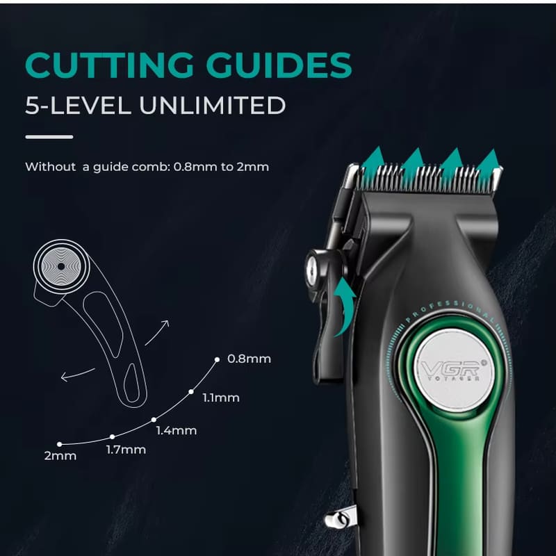 New Professional Electric Brushless Motor Digital Display Men's Oily Hair Smooth with Base Rechargeable High Power Strong Power Hair Clipper