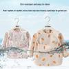 Waterproof Long-Sleeve Baby Bib for Infants & Toddlers - Anti-Stain and Dirt-Resistant Kindergarten Apron