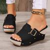 2026 Wedges Sandal For Women Platform Wedge Sandals Open Toe Wedge Sandals Women Casual Dressy Summer High Heels Sandalias