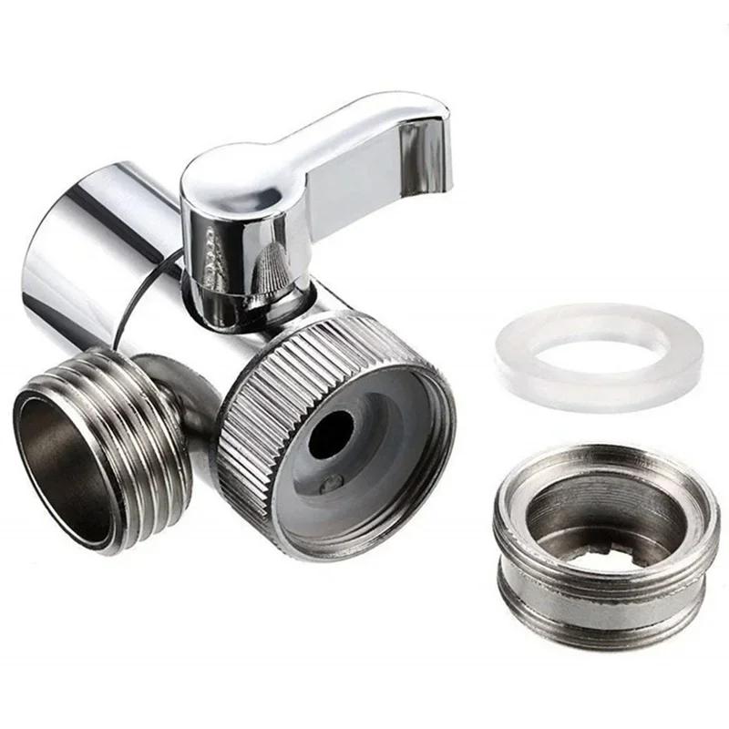 Faucet Diverter Valve Adapter Switch Aerator Converter for Washing Machine Shower Garden Hose Connection