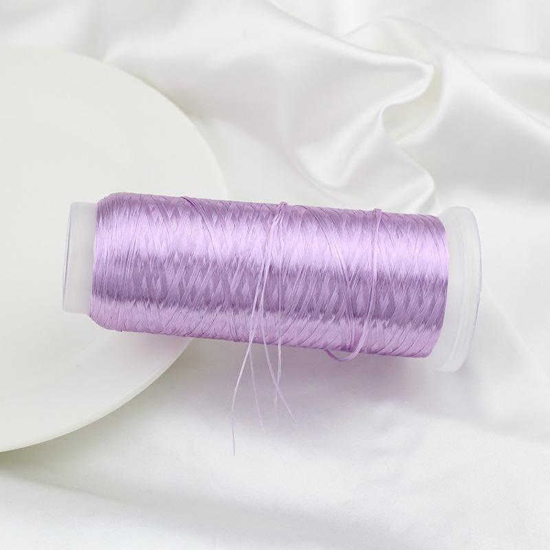 High-Gloss Woolen Thread Hairpin with Floral Line and Tassel - Handmade Ancient Style Jewelry Accessory