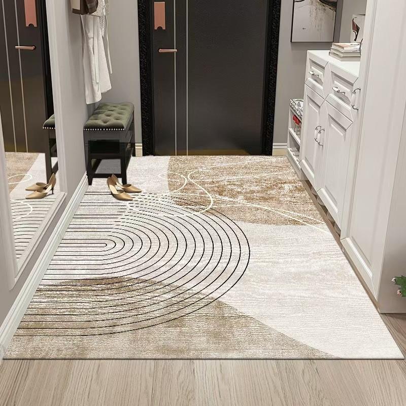 Door Floor Mat, Silicone Crystal Carpet, Door Entrance, Dirt-Resistant And Easy To Take Care Of, Can Be Cut, Non-Slip, Door Floor Mat