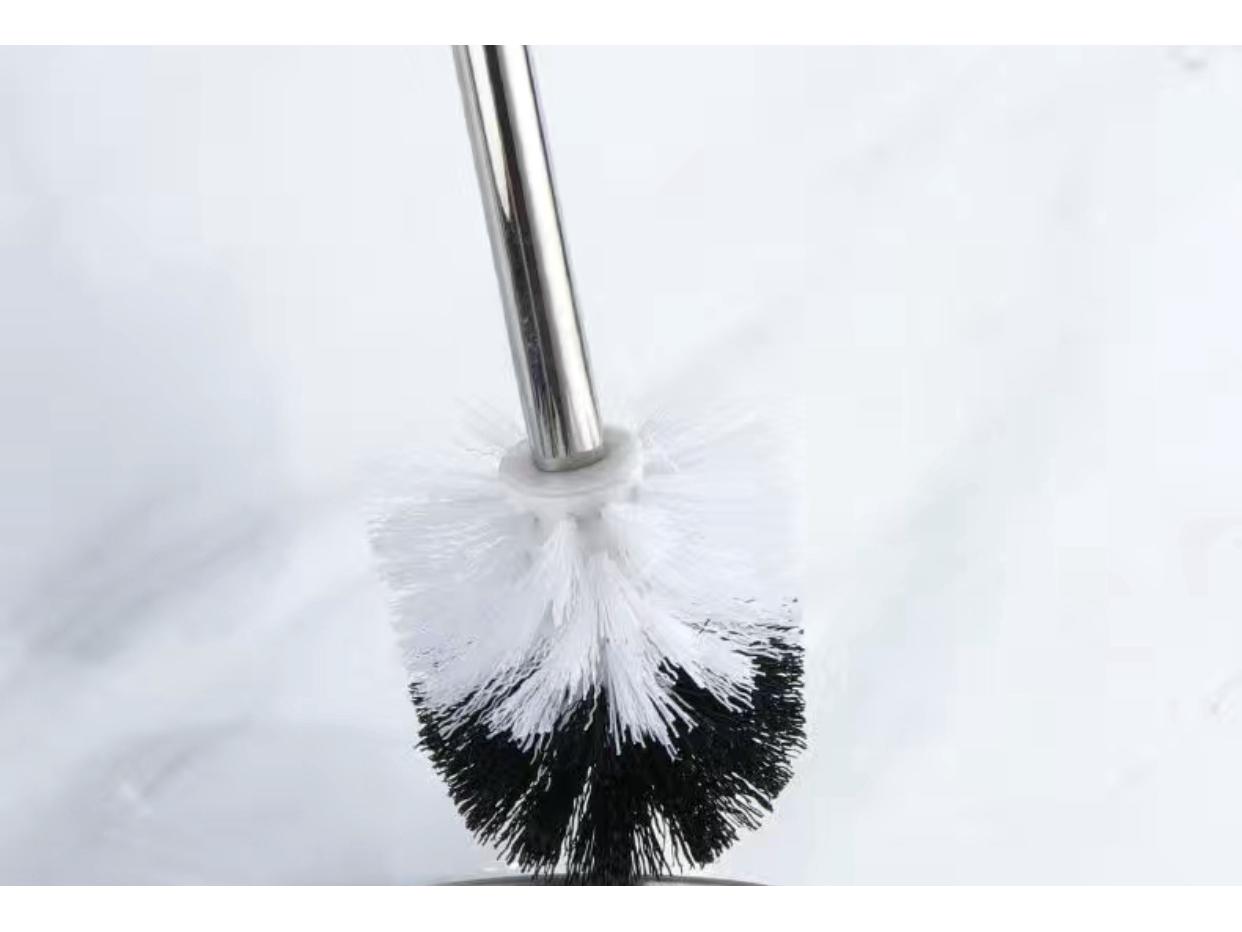 

Туалетная щетка из нержавеющей стали 304 со стеклянным основанием - Набор для уборки гостиничного качества Brush Head + Stainless Steel Handle