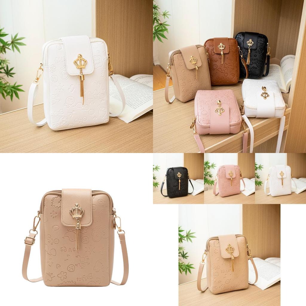 Sweet And Fresh 2022 Ladies Bag Cross-border Bag Women's Casual Simple Embossed Shoulder Bag