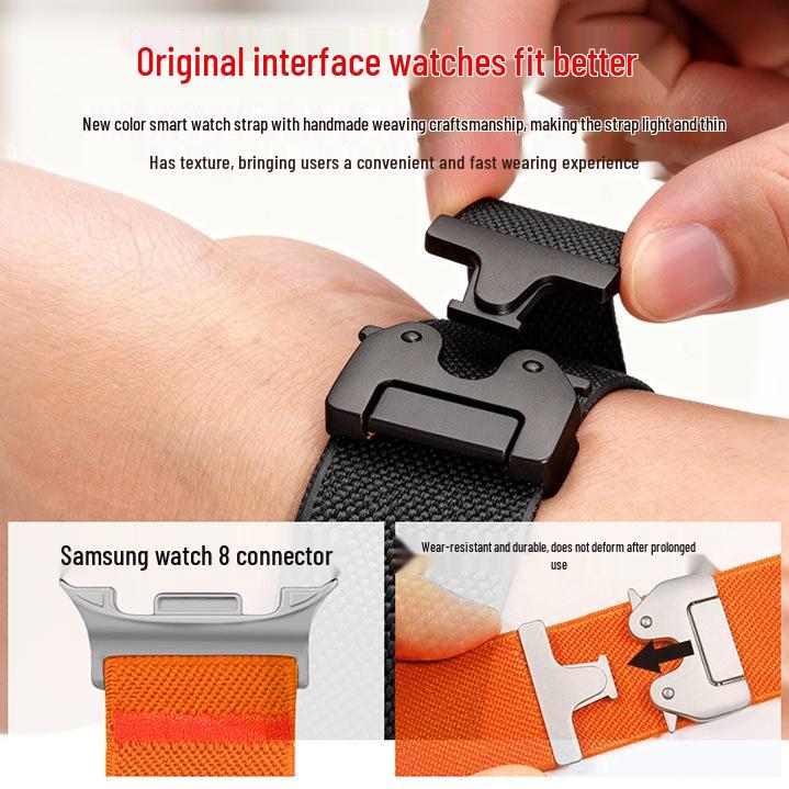 Compatible Samsung Watch8 Nylon Strap