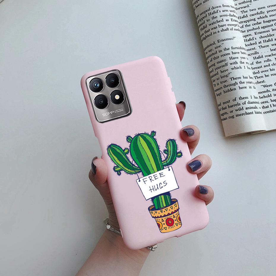 For Realme Narzo 50 Case RMX3286 Cute Painted Soft Silicone Back Cover for OPPO Realme Narzo 50 Phone Case Bumper Narzo50 Coque