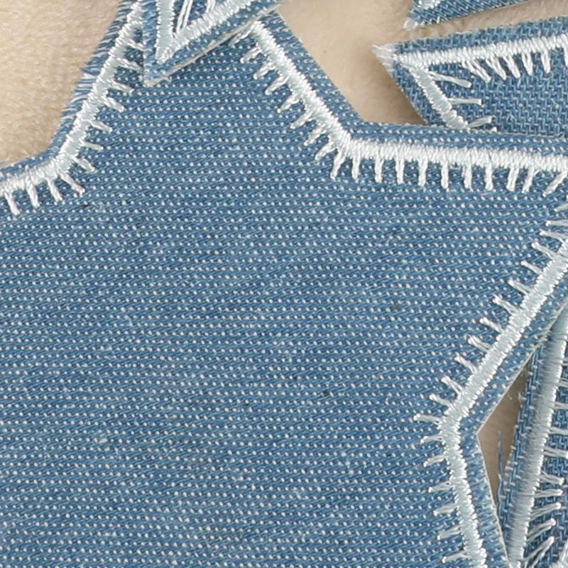Embroidery Pentagram Clothing Accessories Patch Sticker Badge Ironing Decal Source Embroidery Cloth Sticker