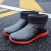 Short Tube Waterproof Rain Shoes Adult Fishing Labor Insurance Rubber Shoes Special Medium Tube Non-slip Rain Boots Water Shoes