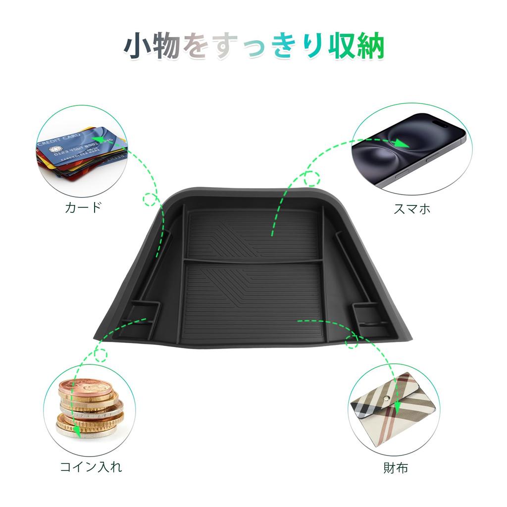 GAFAT Toyota Prius 5th Generation Dashboard Storage Prius 60 Series Accessory for Behind the Steering Prius 60 Series Accessory Tray with Side Car