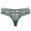 Women Sexy Low Waist Floral Lace Strappy Triangular Briefs Breathable Comfortable