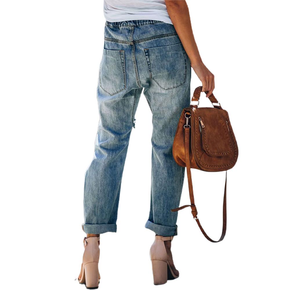 Buy Summer Snowman Printed Jeans Loose 
