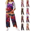 Women’s Loose Casual Sleeveless Jumpsuit Halloween Printed Jumpsuit Printed Jumpsuit