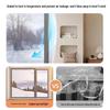 Thickened Window Insulation Film with Magic Tape for Easy Installation - Cold-Proof Windproof Barrier for Doors and Windows.