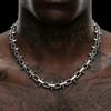 Titanstahl Dorn Halsketten Hip-Hop Gothic Punk Stil Stacheldraht Kette Kragen Choker Für Männer Frauen Schmuck Zubehör