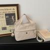 Korean Casual Anti-splashing Cloth Tote Bag 2026 New Simple Lightweight Multi-pocket Trendy Shoulder Bag Handbags for Women