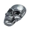Large Alloy Skull Head Belt Buckle - Heavy Duty Halloween Skeleton Design, Fits All Sizes.