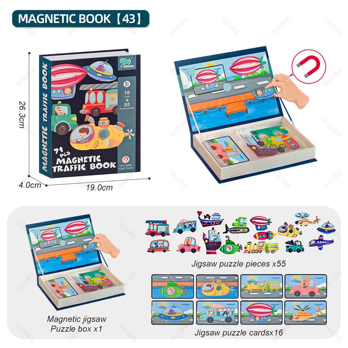 Diy Puzzle Magnetic Building Book - Amazon s Baby And Toddler Magnetic Attachment Early Education Toys Gift