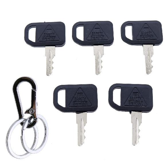 JEENDA 5PCS Ignition Keys AM131841 for John Deere 300 400 GT GX LX Series 130 160 165 Gator 4X2 6X4 Gator Key
