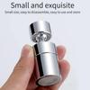 Adjustable 360° Rotary Faucet Splashproof Kitchen Faucet Spray Head Filter Splashback Tap Nozzle Bubbler Kitchen Sink Faucet