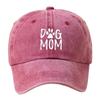 Dog Mom Pattern Baseball Hat Printed Sunshade Cap Casual Duckbill Cap  Dog Lover's Gift