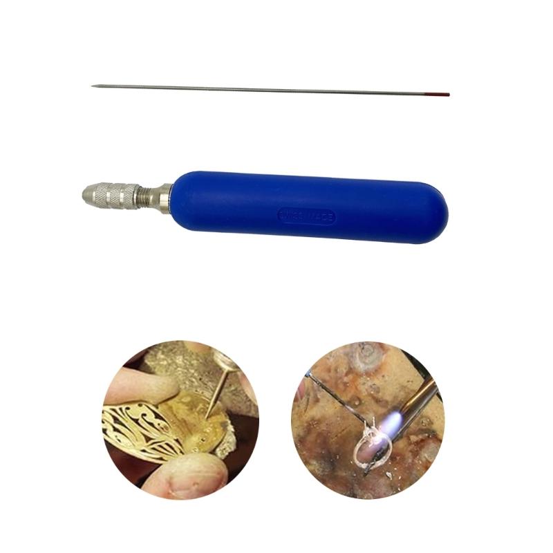 Fashionable Jewelry Spots Welding Needle Handle for Gold Silver Brass Soldering Iron Welders Machine Accessories