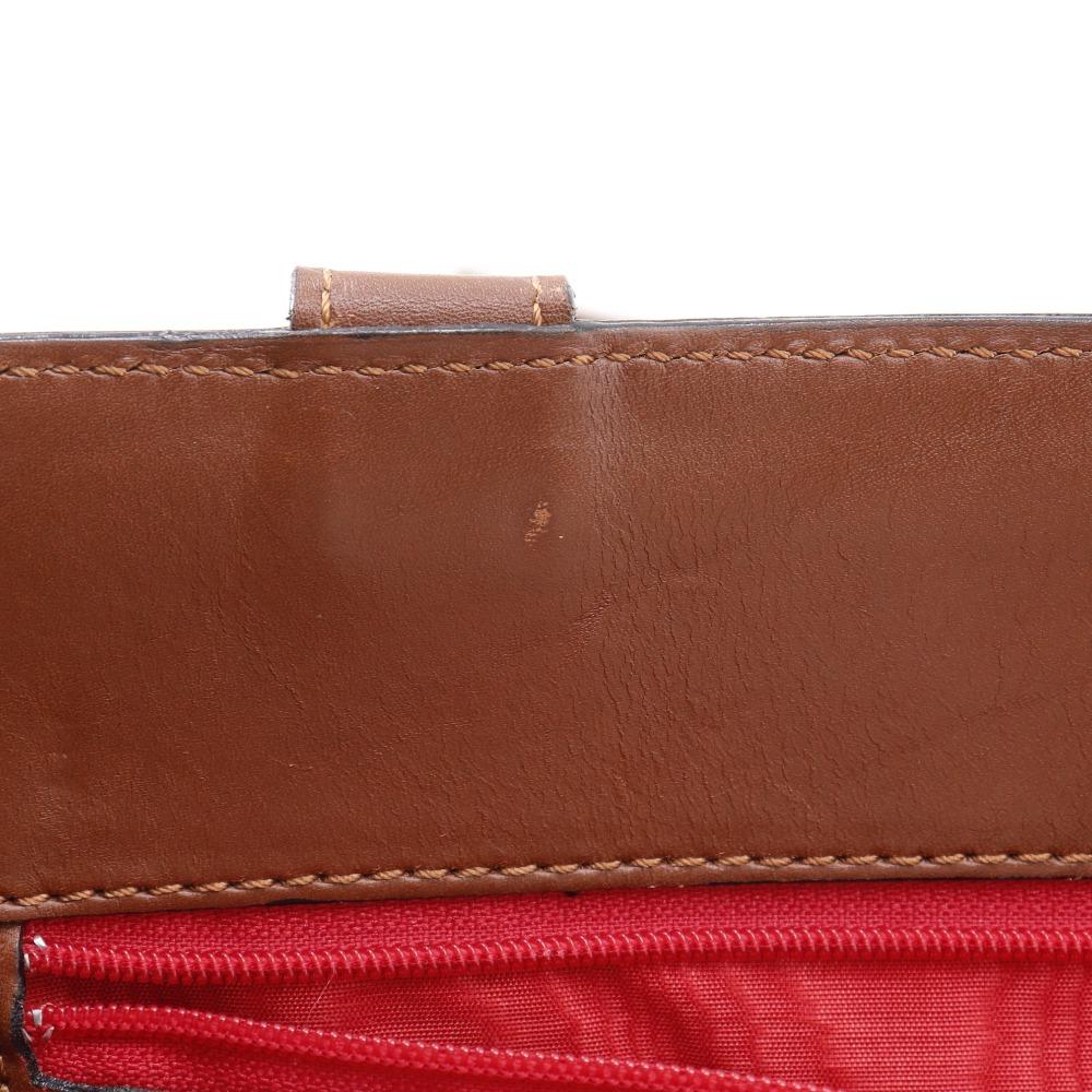 Celine Tote Bag Vintage Brown Calfskin Women Used