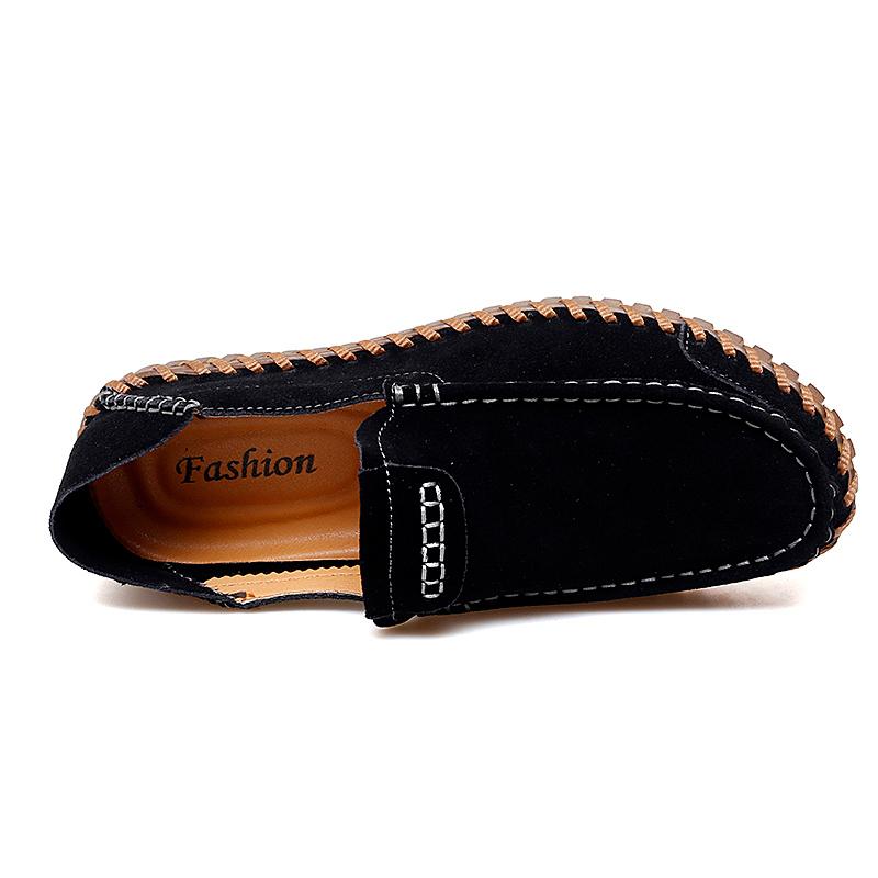 Mocassini da uomo casual in vera pelle fatti a mano Mocassini comodi Scarpe basse da uomo