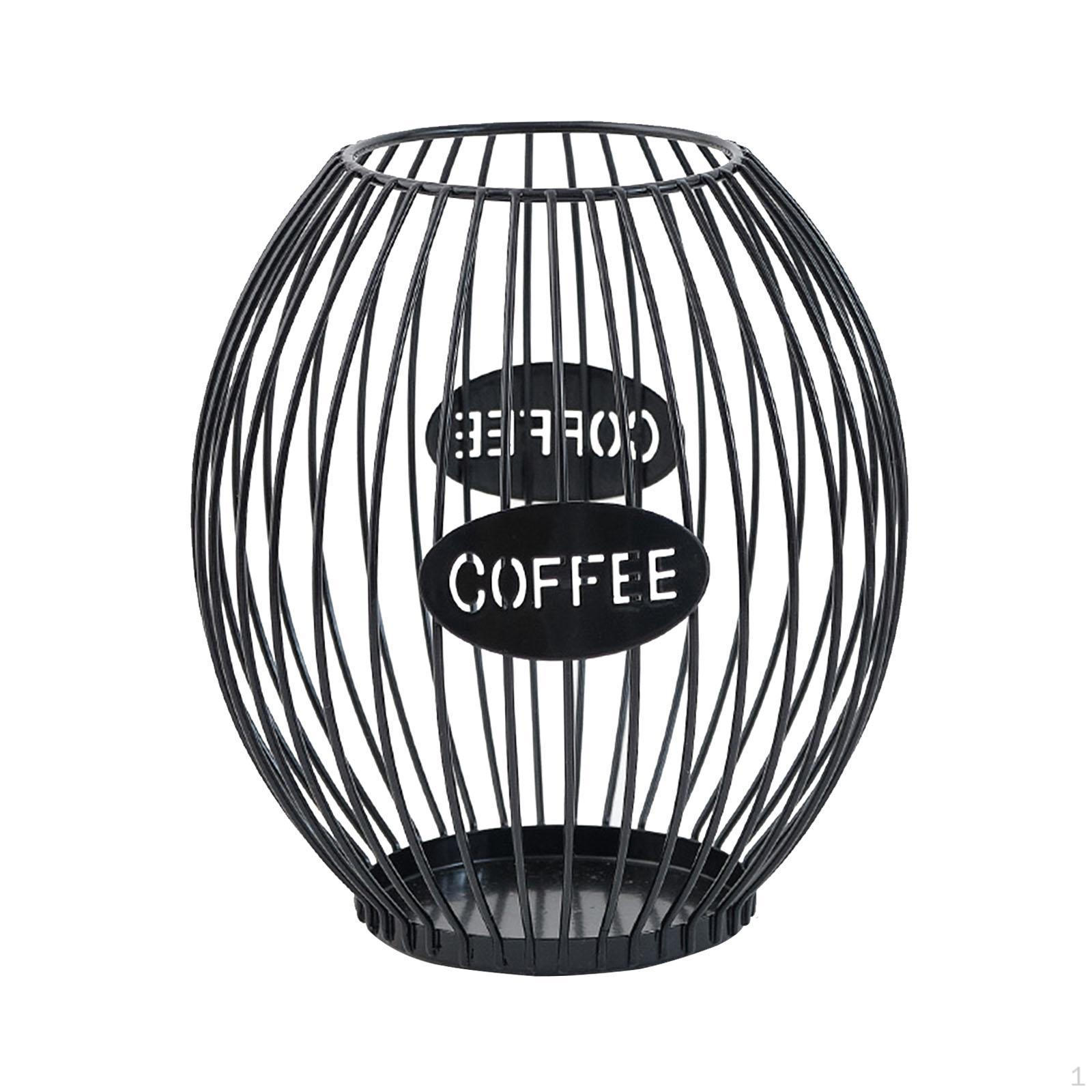 Coffee Pod Holder Capsule Container Bar Accessories Espresso for Cafe Black M