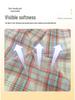 Imitation Linen Breathable Summer Plaid Fabric for Shirts and Dresses