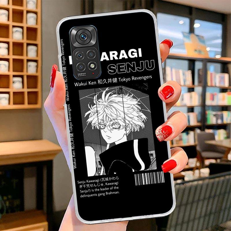 

Tokyo Aevengers Senju Kawaragi Cover Phone Case For Xiaomi Redmi Note 15 14 13 12 11 10 Pro Plus 14S 12S 11S 11T 11E 10S Soft Fu Redmi Note 12 Pro 5G