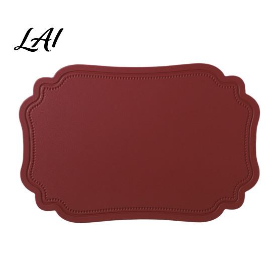 Restaurant Placemat PVC Placemat Waterproof Non-Slip Table Mat Easy to Clean Heat Resistant Coaster for Kitchen Dining Room Cafe