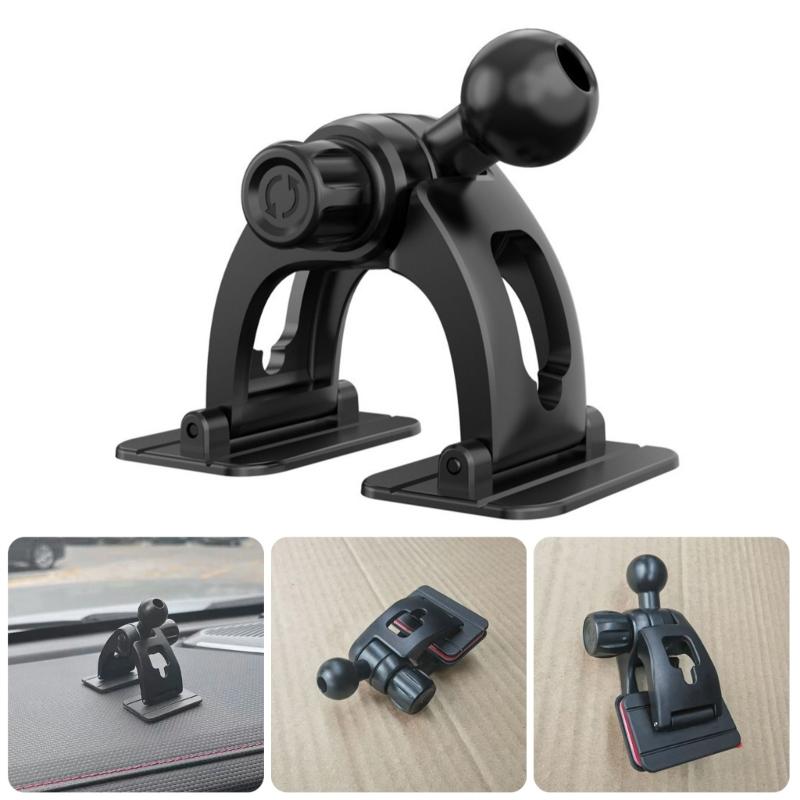 360 Degree Adjustable Rotation Phone Brackets Adhesive Base 17mm Ball Joint Adapter For Handfree Video Calls