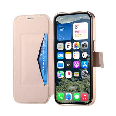 For iPhone 13 Pro Case Compatible with MagSafe Detachable Leather Phone Cover with Lens Film