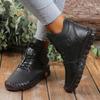 Mode Pelz Damen Stiefel Winter Stiefeletten Handnähte Faden Mama Baumwollschuhe für Damen 2025 Neu Wasserdicht Kurzer Schneestiefel Botas Mujer