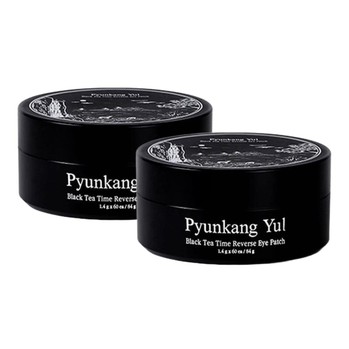 

Pyunkang Yul Black Tea Time Reverse Eye Patch Revitalizing Anti-Aging Hydrogel Mask 84g (60 Patches) x 2 Pack