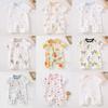 Baby Cotton Romper Summer Lightweight With Short Sleeves For Newborns And Infants