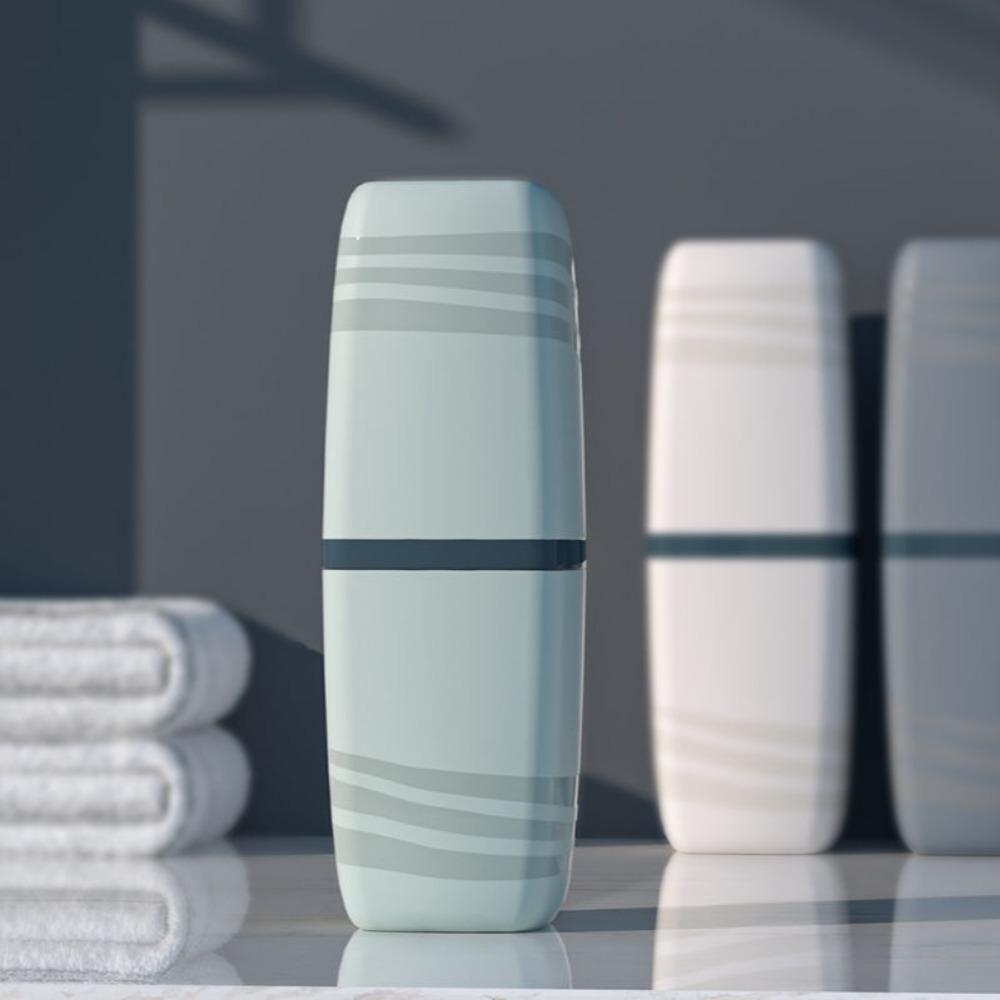 Portable Cylinder Household Set Storage Box Toothbrush Cup Mouthwash Cup Wash Cup