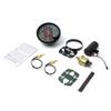 12V 5" Car Gauge 4-in-1 Tachometer Water Temperature Oil Temperature Oil Pressure Gauges Multifunctional Gauge Alarm Function