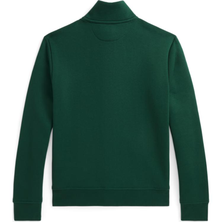 Polo Ralph Lauren Sweatshirt Kids Solid Color Half High Neck Logo Embroidery Zipper Long Sleeve Kids Sweatshirt Green CWPOKNIY8021214-300