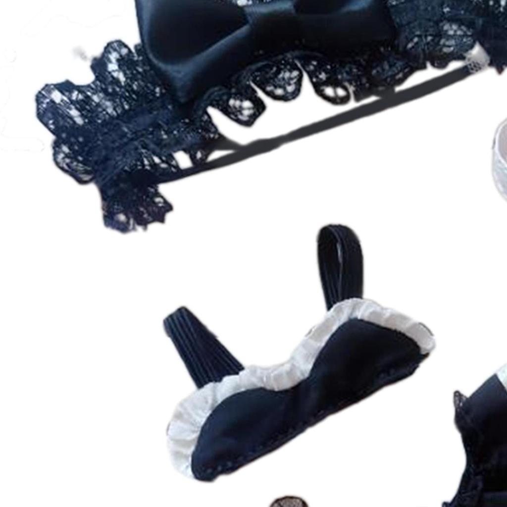 Boneca de pelúcia vestido de empregada doméstica faça suas próprias bonecas faça você mesmo fantasia cosplay moda educacional