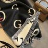 Autumn and Winter Imitation Cashmere Double-sided Thickened Scarf Air Conditioner Warm Love Letter Large Shawl Dual-purpose Scarf Women