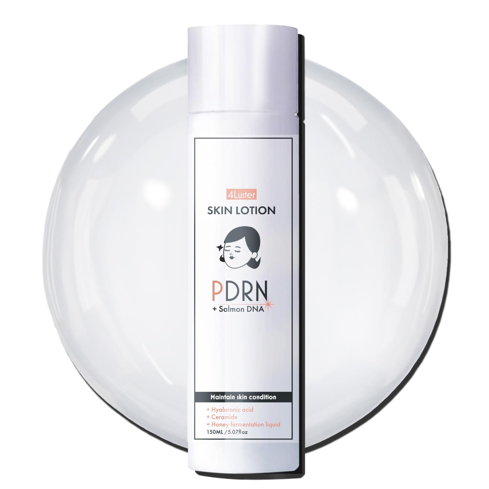 

4Luster PDRN Toner 150ml Domestic Manufactured Hydrolyzed Sodium and Lotion [PDRN Lotion] [Contains Hyaluronate, Ceramide, CICA] Tsuya-chan s чистий