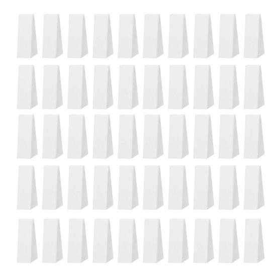 50Pcs Makeup Wedges Sponge Set Latex Free Foam Blenders for Powder Liquid Makeup Nail Art Tools for Coloring Painting