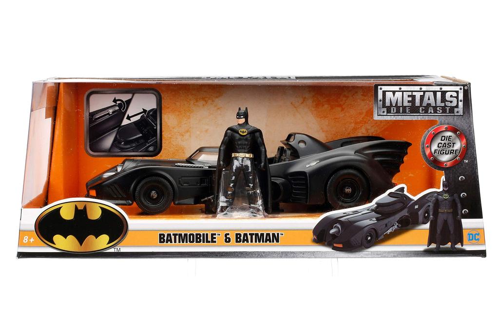 124 1989 Batman Batmobile wDiecast Batman
