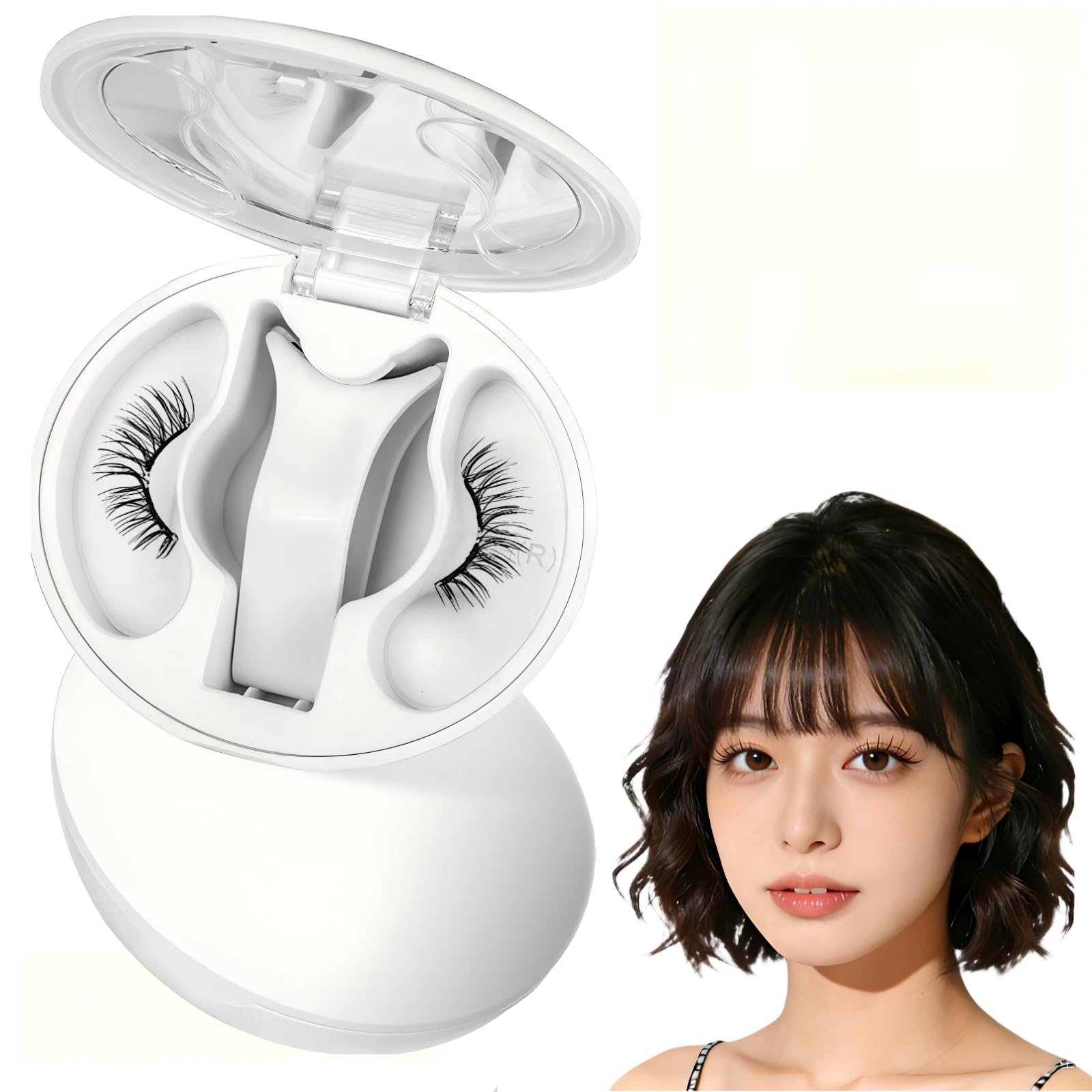 AISIDPIG Magnetic False Eyelashes - No Adhesive or Eyeliner Needed - Beginner-Friendly - Ultra-Lightweight, Soft Material - Suitable for Sensitive