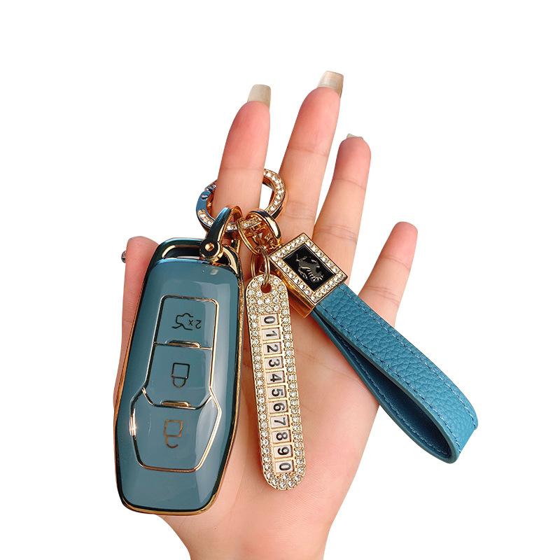 High-Grade Key Case for Ford Mondeo, Mustang, Edge, Kuga, Explorer, Taurus.