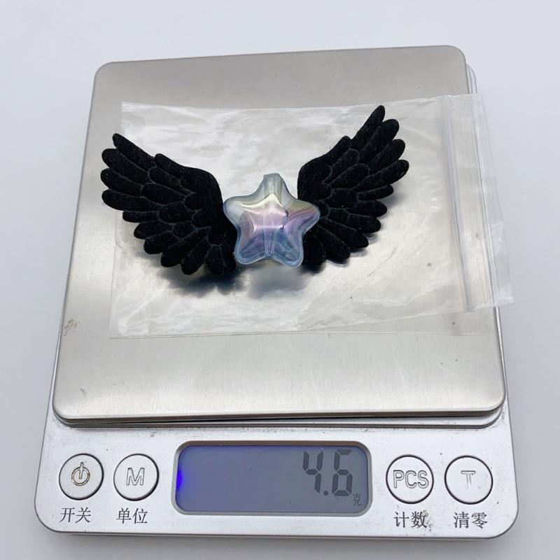 Fashionable Hairpin Cute Wing Hair Clip Star Hairpin Wing Hair Barrette Perfect Hair Accessory Suitable for All Ages